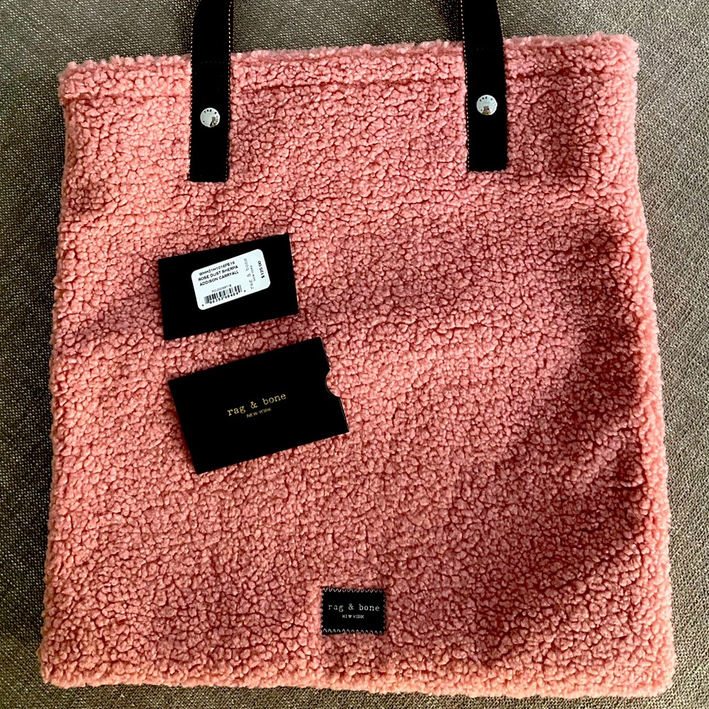 Rag & Bone Addison Fleece Carryall Tote Bag